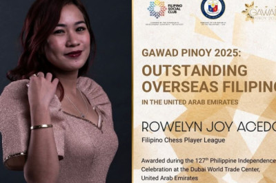 Chess and Champion Spirit: Davaoeña Rowelyn Joy Acedo named Outstanding OFW in Dubai