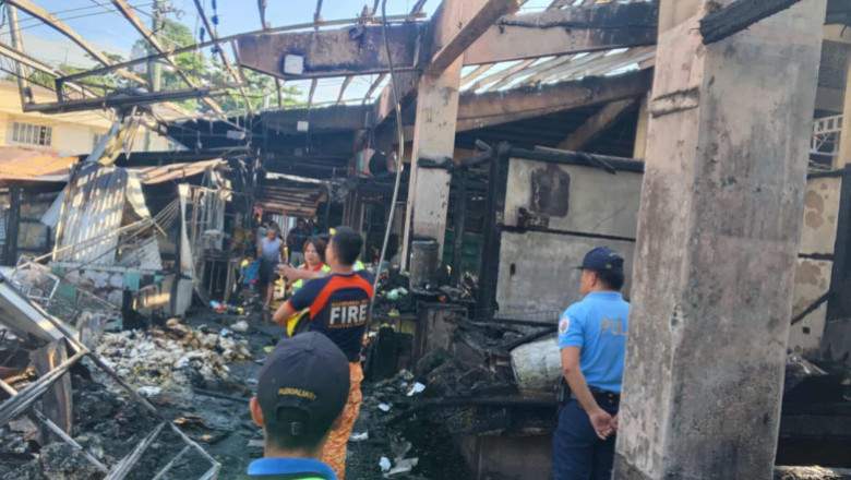36 stalls razed in Davao Public Market fire