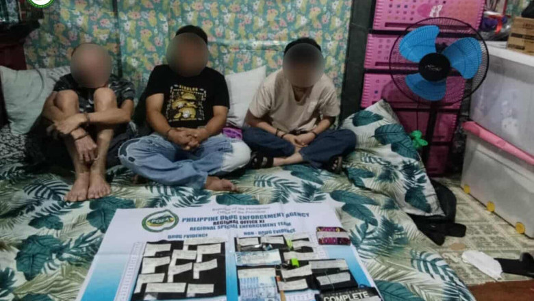 BRGY. OFFICIAL IN STA. CRUZ, DAVSUR, 2 OTHERS ARRESTED IN DRUG DEN BUST IN DAVAO CITY