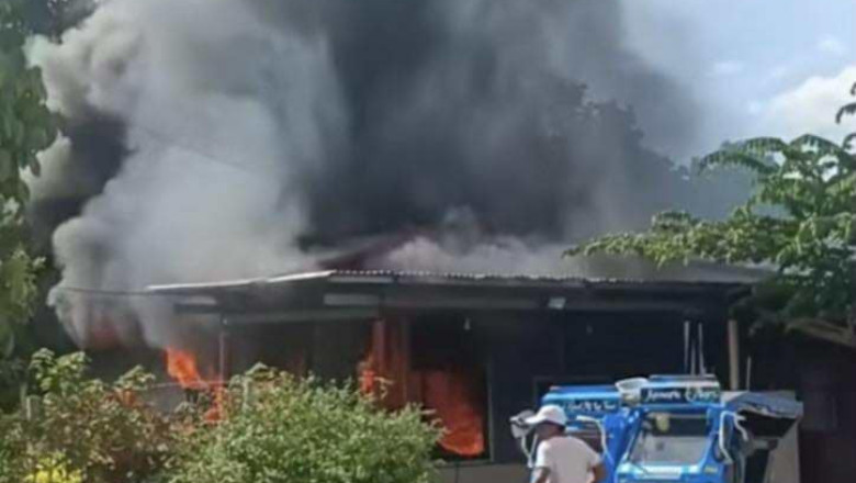 Lasing na mister patay matapos sunugin ang sariling bahay sa Davao de Oro