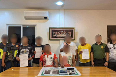 Davao del Sur village chief, cohort nabbed for selling shabu