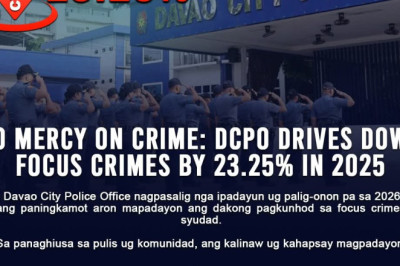 Davao City Police Office reports 23 percent drop in crime rate