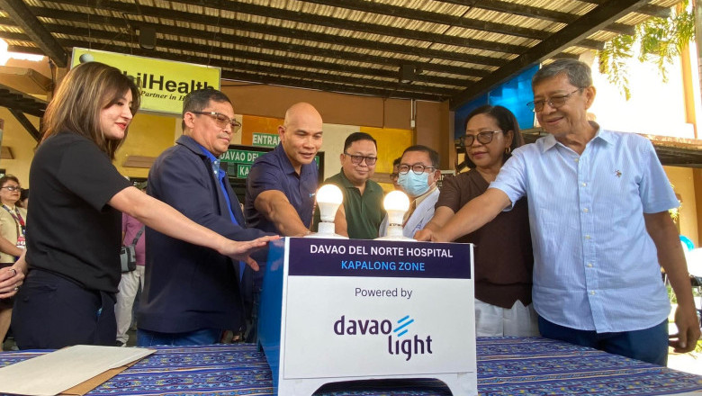 Davao Light  powers up Davao del Norte  Hospital