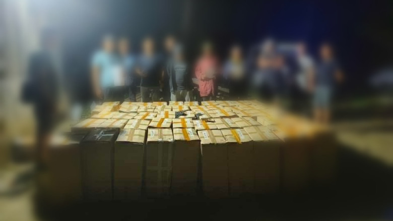 P2. 5-M ismagol nga sigarilyo nakumpiska; Delivery crew balhog