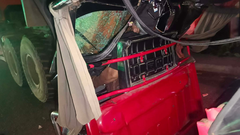 DRAYBER PATAY, 4 PASAHERO ANGOL SA DISGRASYA SA CATALUNAN GRANDE, DAVAO CITY