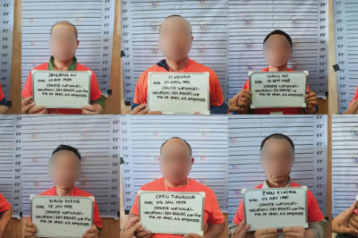 24 Chinese nabbed in Panabo City for unauthorized employment, immigration violations