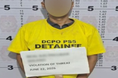 Davao Region cop nabbed for grave threat