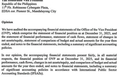 OVP earns fourth straight COA unmodified opinion for FY 2025
