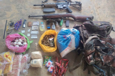 Army recovers NPA firearms in Bukidnon, Surigao del Sur