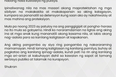 VP SARA DUTERTE: PAGPAPIYANSA, PARA SA MAS MALAKING PROTEKSYON