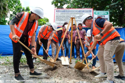 CDRRMO-Central 911 breaks ground for new satellite station in Paquibato